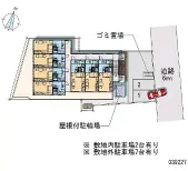 ★手数料０円★札幌市白石区菊水上町四条３丁目　月極駐車場（LP）